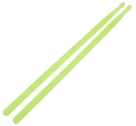 Toyvian 2stücke Leucht-drumsticks mit Led-leuchten Nylon-drumsticks Instrumentenzubehör Tropfenförmiger Hammer Klarer und Brillanter Klang Glatter Korpus Robust und Langlebig