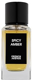 French Avenue Spicy Amber Eau De Parfum 100 ml Para Hombre y Mujer Árabe Agua Aromática Cachemira Madera Cedro