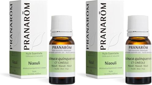 PRANAROM Aceite Esencial Melaleuca Quinquenervia 10 ml (Paquete de 2)