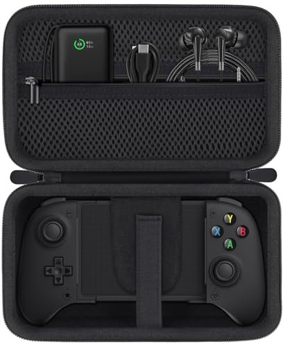 Aenllosi Housse Étui Rigide Portable pour La Manette de Jeu Mobile Ultime 8Bitdo,Non Compris 8Bitdo Manette(Étui Uniquement) (Noir)