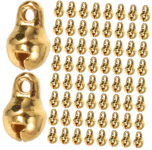 Cabilock 100stücke Mini Glocken Metall Anhänger Für Schmuck DIY Basteln Kleine Glocke Zum Aufhängen Vintage Look Ornamente Für Puppe Spielzeug