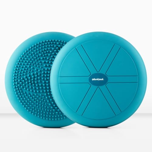 plankpad AIRPAD – Ballsittkudde, ortopedisk sittkudde, luftkudde för koordination och ryggträning, balanskudde för reha, kärna, konditionsträning, inkl. pump