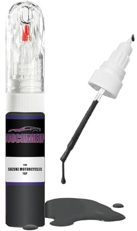 Lackstift für Suzuki Motorräder Matte Shadow Black Yap Pinsel Kratzer Chip Fix Kit