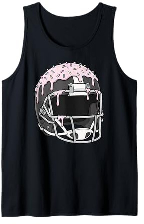 Casco da Football Americano Sportivo con Spruzzi a Goccia per Ragazzi e Ragazze Canotta