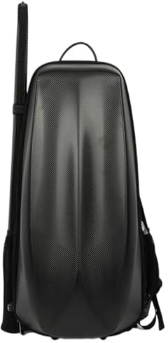 Rucksack-Design, 4/4-Geigenkoffer aus Verbundkohlenstofffaser, Hartschalen-Aufbewahrungstasche for Schutz der Geigenbox, wasserdichter, stoßfester Rucksack Violinkoffer(Black)