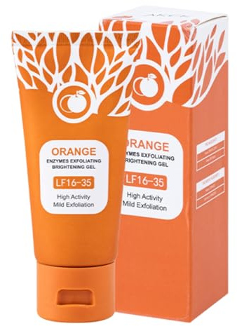 Detergente Per Il Viso 50g Detergente Per Il Viso Delicato All'Arancia | Gel All'Arancia Per La Cura Idratante Della Pelle Per Un Incarnato Giovane Più Luminoso E Radioso Quotidiano