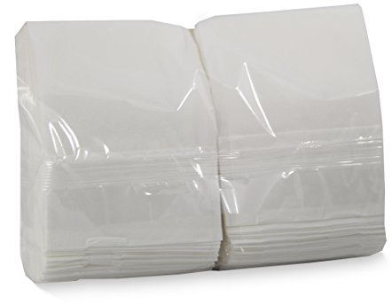 Morigami, Servilleta Miniservices 17x17, Blanco, 1 paquete de 200 servilletas