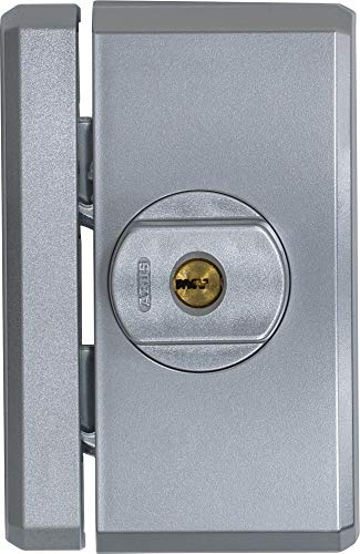 ABUS Fenster-Zusatzsicherung FTS96A - Fensterschloss mit intuitivem Schließmechanismus und Alarm, gleichschließend - ABUS-Sicherheitslevel 10-78551 - Silber, gleichschließend: AL0125