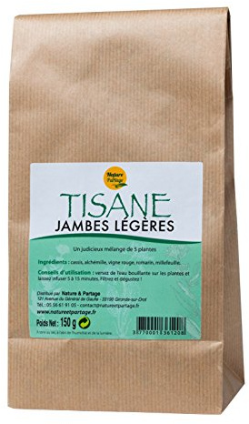 Nature Et Partage - Tisane jambes légères - 150g