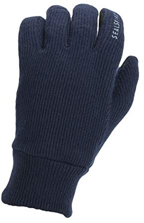 SealSkinz Winddichter Allwetter Strickhandschuh – Blau, S