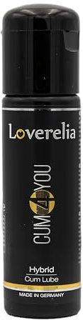 Loverelia Cum4you künstliches Sperma Gleitgel – Spermaähnliche Konsistenz für realistische Creampie-Effekte – Hybrides Gleitgel in Sperma-Optik auf Wasser- & Silikonbasis – 100ml – Made In Germany | Spermaähnliche Konsistenz, Hybrides Gleitgel auf Wasser- & Silikonbasis, Realistische Creampie-Effekte, Made In Germany