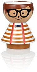 Lucie Kaas - Eierbecher - Bordfolk Junge Alfie - Buchenholz - Mehrfarbig - Höhe 6 cm