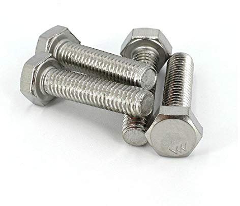 TANIDA Sechskantschrauben, Sechskantschrauben, M16M18, Edelstahl 304, Außensechskantschraube, Sechskantschraube mit Vollgewinde, Edelstahlschraube-M18*75 (1 Stück) (Color : M16*65(1pc))