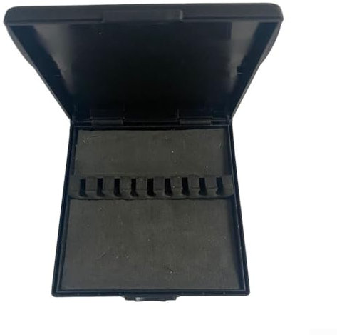 Fagott-Blätter, halten Sie Ihre Blätter organisiert und sicher, Fagott-Blätter, Aufbewahrungskoffer, schwarz, hält 9 Oboen-Blätter, Belüftungslöcher 9,9 x 9 x 1,7 cm