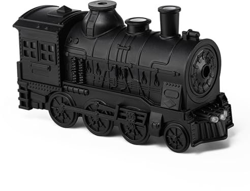 ANIROY Steam Train Essential Oil Spreads, Air Humidifier, Aroma Diffuser with Spray/Smoke Rings and Light, 300ml Capacity, Suitable for Family Offices (Style UK)