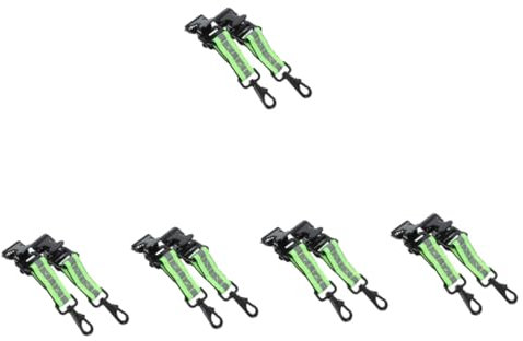 JECOMPRIS 10stücke Feuerwehr Handschuhhalter Mit Doppelverschluss Praktischer Handschuhclip Für Feuerwehr Bau Und Wartung Sicheres Halten Von Arbeitshandschuhen Und Werkzeugen