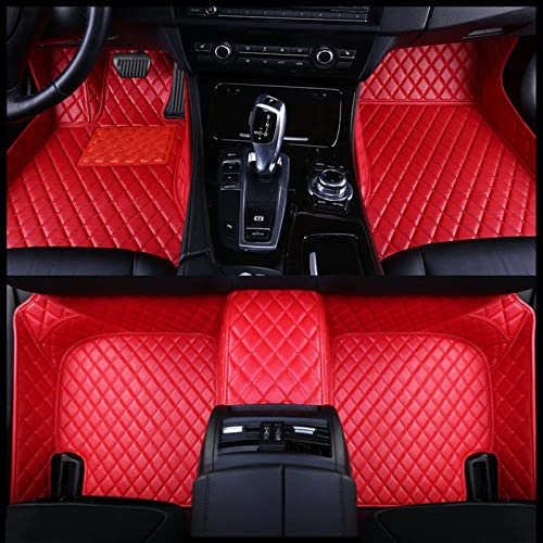 DZSQOMHGD Fußraummatten Maßgeschneiderte Leder-Auto-Fußmatten Teppiche Fußpolster Zubehör Für Chevy Für Camaro 2010-2014 2015 Auto-Schondecke(11)