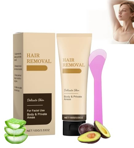 Haarentfernungscreme Für Body Gesicht Intim,Gesichtshaarentferner,Enthaarungscreme Intimbereich Für Männer Und Frauen,Haarentfernung Creme,Hair Removal Cream Set