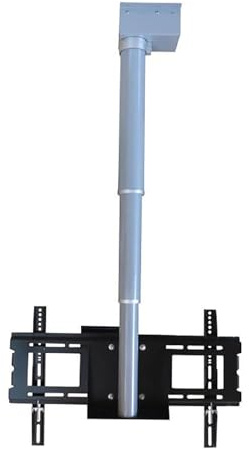 Support TV Plafond motorisé avec télécommande - Support de Suspension rétractable pour Une visualisation Facile, idéal pour Les cinémas Maison et Les espaces commerciaux, Angle réglable en d