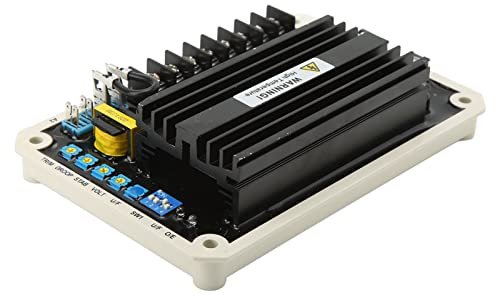 Odorkle Regolatore di Tensione del Generatore Senza Spazzole, Materiale ABS, Funzionamento Automatico, 170-510 V CA Compatibile con Vari Generatori