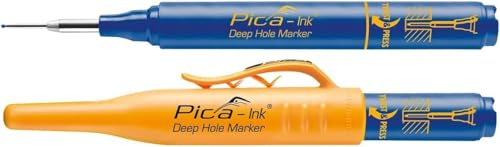 Marcatore Deep Hole Punta 1.5mm Lunghezza 150mm Pica Ink 150/41 Blu