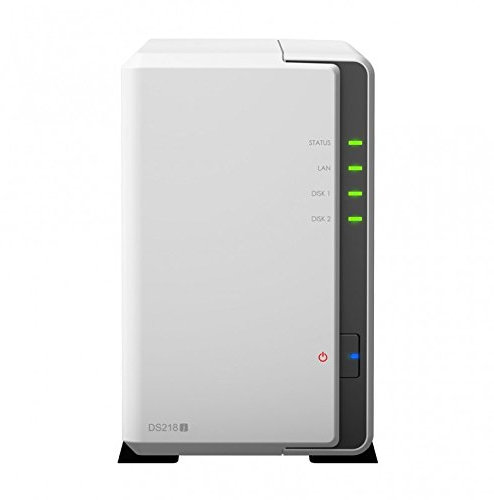 Synology DS218j 2-Bay 8TB Bundle mit 2X 4TB IronWolf ST4000VN008