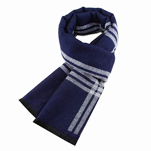 Ueither Uomo Sciarpa Autunno Invernale Termica Calda Morbida Casual Business (180cm x 30cm, Colore 16)
