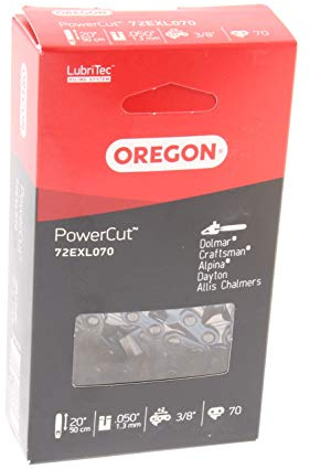 Oregon 20 Latest Pro Chisel Chain 72EXL 70 Drive Links (D70/E70 Compatible) Fits Echo CS-590 Timberwolf, CS-600 (2)