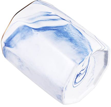 NUOBESTY Stiftehalter Aus Keramik Marmoriertes Design in Blau Stiftebehälter Für Schreibtisch-organisation Stiftetopf Zum Ordnen Von Utensilien