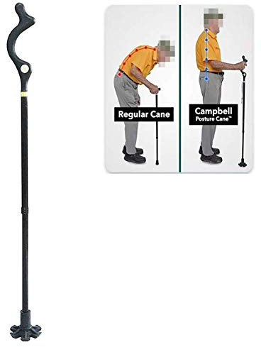 Faltbarer Gehstock für Damen und Herren, faltbar, tragbar, sicher, leicht, verstellbar, Selbstständer, 360 ° Traktion, Krücken, ältere Menschen, Wandern/Trekkingstock/Reise/Gehstock Present