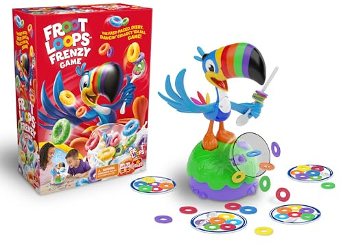 Goliath Froot Loop Frenzy - Skill & Action Game - The Fast-Paced, Dizzy, Dancin' Collect 'Em All Game! Ages 6 and Up, 2-4 Players