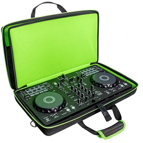 Hzycwgone Funda Duro para Pioneer DDJ-FLX4/DDJ-400/DDJ-SB2/SB3,Estuche Viaje para Hercules Inpulse 300,Controlador DJ Transporte Hombro Bolso Maleta Case para Roland DJ-202,Traktor Kontrol S2 MK3