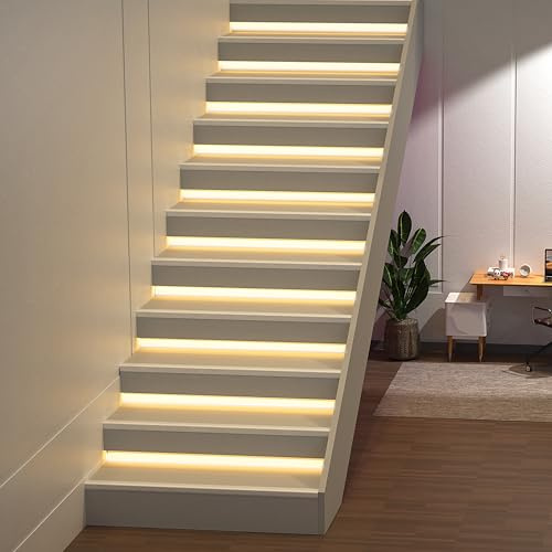 TWSOUL LED Motion Sensor Stair Light for Staircase Sensor Lights 13pcs