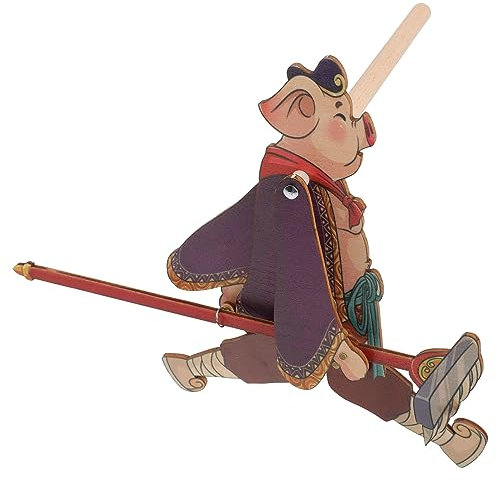 Cabilock Selbstgemacht Schattenpuppenspiel Satz Handgefertigtes Chinesisches Schattenpuppenspiel Traditionelles Spielzeug für Kinder Pädagogisches Material Kreatives Bastelset
