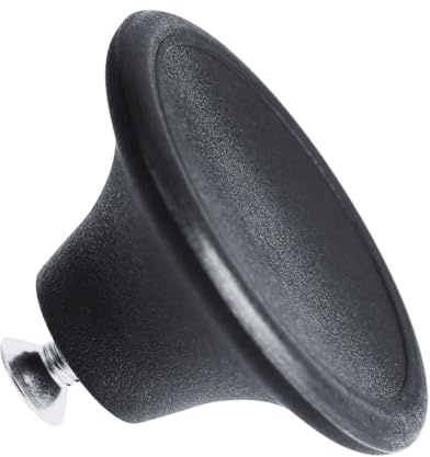 FIND A SPARE Black Small Handle Lid Knob 4.5CM / 45MM Replacement for Le Creuset Pots | Casserole | Saucepan | Dish Circular Handgrip Kitchen Cookware