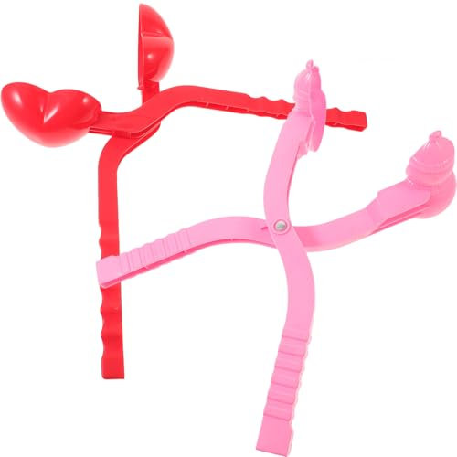 LOPUNER 2 Stück Schneeballmacher für Winter Outdoor Schneeballschlachten für Zufällige Farben Kinderfreundlich Zufällige Farbe