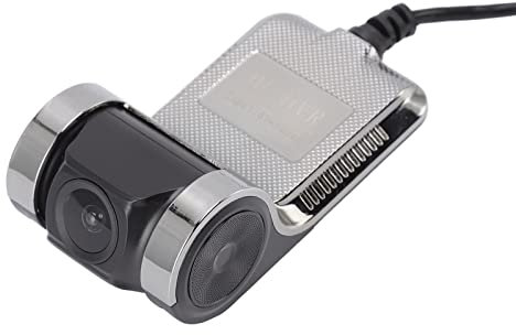 Saluaqui Telecamera per Auto per Auto della Visione Notturna HD con Assistenza Alla Guida ADAS USB Registratore DVR | Rilevamento del Movimento, Videocamica per la Registrazione del Ciclo Guida