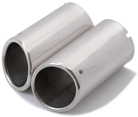 Tail Pipe For VW For Touran 2016 2017 2018 2019-2022 2023 Steel Car Rear Exhaust Muffler Tip Pipe Tailpipes End Pipes Silencer Trim Exhaust Pipe