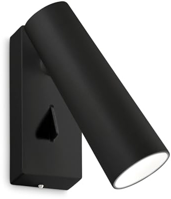 Ideal Lux PIPE Liseuse Murale Ajustable Noir 3000K