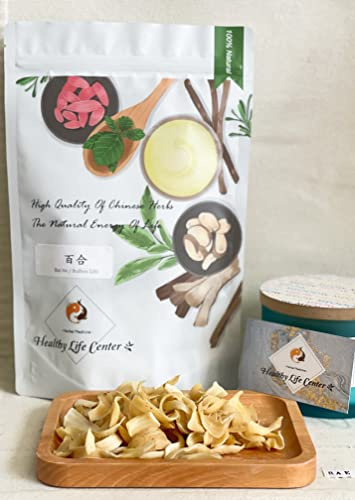 Healthy Life Center Lilium Brownii Lily Root Bulb Bai He 无熏硫百合 4oz