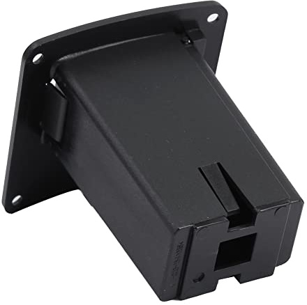 Batería de 9 V, Soporte de la Cubierta de Batería de 9V Case Battery Battery Batter Batter Capacalización de la Organizador Caja de Guitarra Caja de para la Guitarra y la de de (Bayoneta cuadrada)
