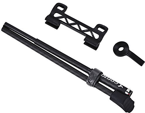 Dilwe Kickstand für Fahrrad, aus Carbonfaser, Seitenständer für Fahrrad, höhenverstellbar, mit Aufbewahrungsbox