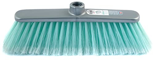 Home Silver Clean - Escoba con acción antibacteriana, Color Plateado