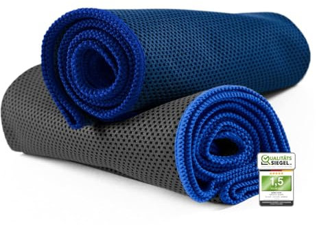NirvanaShape 1x Kühlendes Handtuch - Mikrofaser Kühltuch als Sporthandtuch für Fitness, Yoga, Sport, Golf - Ice Towel Handtuch mit Kühlfunktion