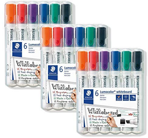 Staedtler Lumocolor Whiteboard-Marker, 6 pezzi