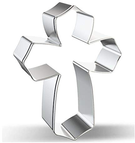 WDYJMALL Crucifijo Cruz Crucifixión Forma Galletas Cortador - H