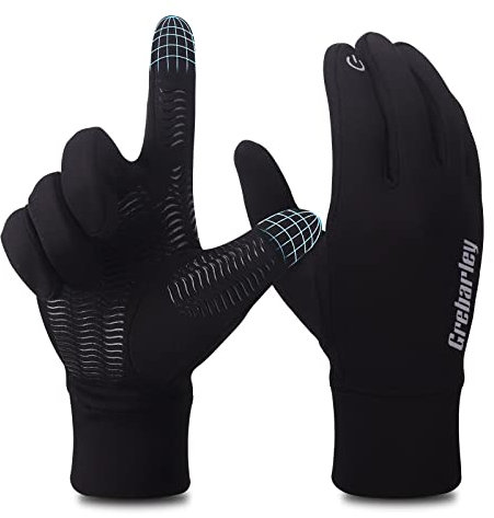 Grebarley Guanti Invernali Caldi, Guanti da Ciclismo Touchscreen Guanti Termici Antiscivolo per Uomo Donna Corsa Guida Ciclismo Arrampicata Escursionismo Sci