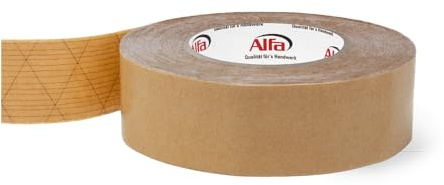 Alfa Sockelleisten Klebeband 40 mm x 50 m – Doppelseitig – hohe Klebkraft | Profi-Qualität - Extrem hoher Klebstoffauftrag - Doppelseitig aggressiv klebend - Hohe Anfangs- und Dauerklebkraft