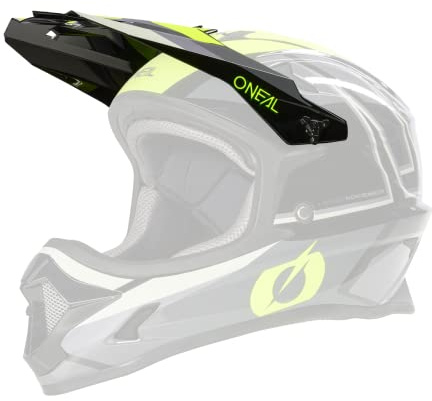 O'NEAL | Mountainbike-Ersatzteile | MTB Motocross | Ersatzschirm für den SONUS Youth Helmet Split V.23 | Spare Youth Visor SONUS Helmet Split V.23 | Neon-Gelb Schwarz | One Size