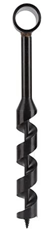 Pointe de tarière manuelle, pointe de survie longue durée, acier au carbone de coupe noir pour le travail du bois (25-230mm)